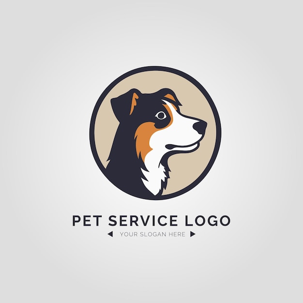 Pet Service Logo Concept for Company and Branding