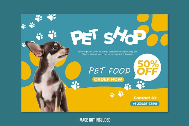 Pet Shop Banner Template