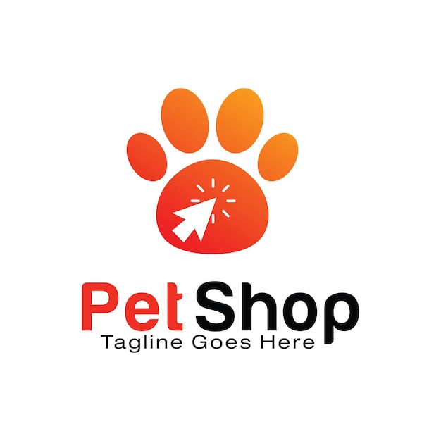 Pet Shop logo design template