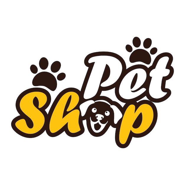 Pet shop logo design