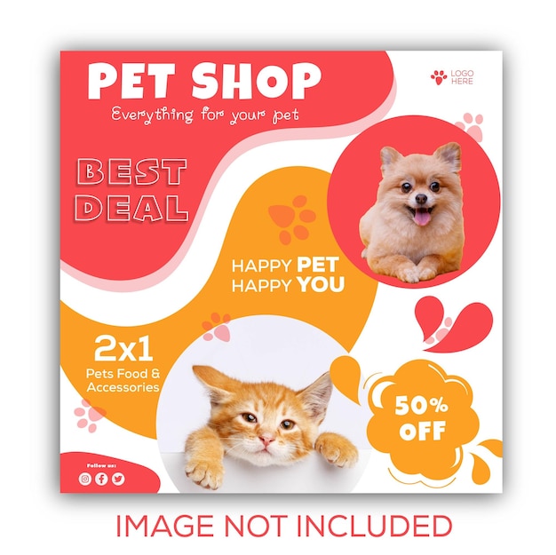 Pet shop post template