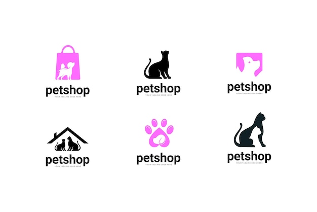 Pet Shop Vector Logo Illustration is een schone en professionele logo-sjabloon.