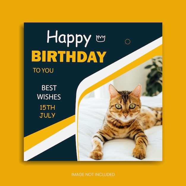 pet social media post banner design Instagram post