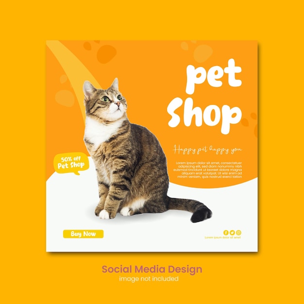 Pet Social Media Post Design