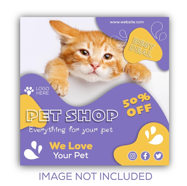 Pet store post template