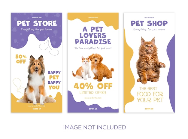 pet store story template