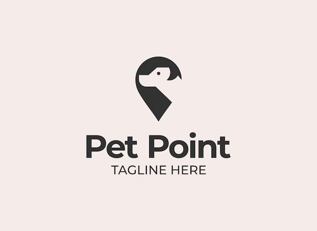 Значок Pet Zone Point Модная концепция логотипа Pet Zone Point на прозрачном фоне из коллекции Maps and Locations