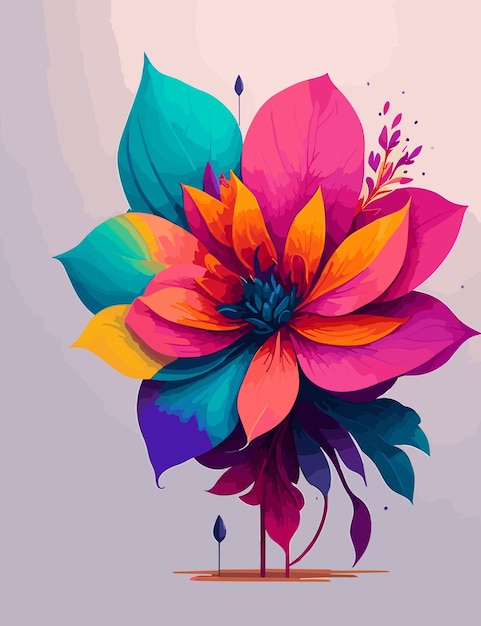 Petals and Posies Intricate Flower Vector Delight