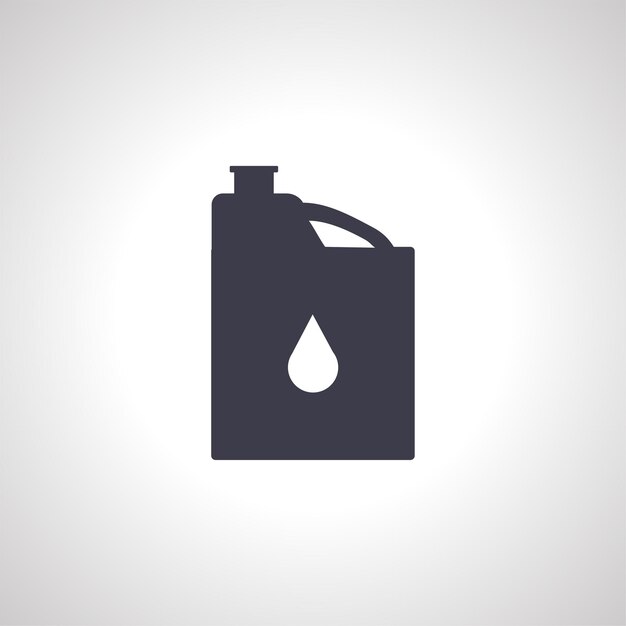 Petrol canister icon oil jerrycan icon