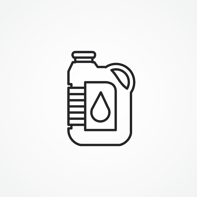 petrol canister line icon jerrycan line icon