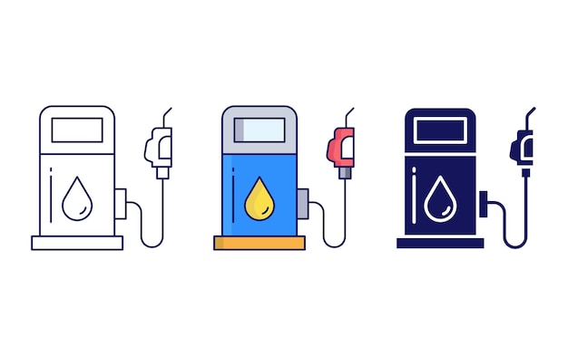 Petrol Station vector icon