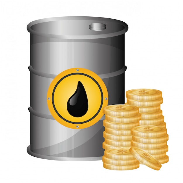 Petroleum and oil prices design.