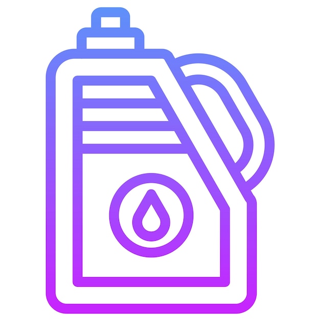 Petroleum vector icon illustration of Nuclear Energy iconset