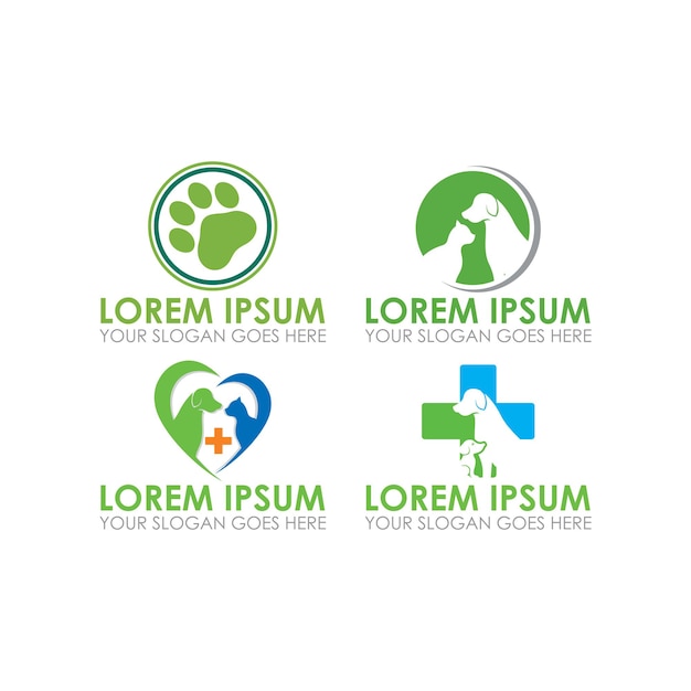 Pets care logo , veterinary logo