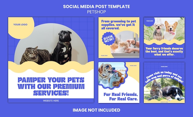 Petshop Social Media Templates