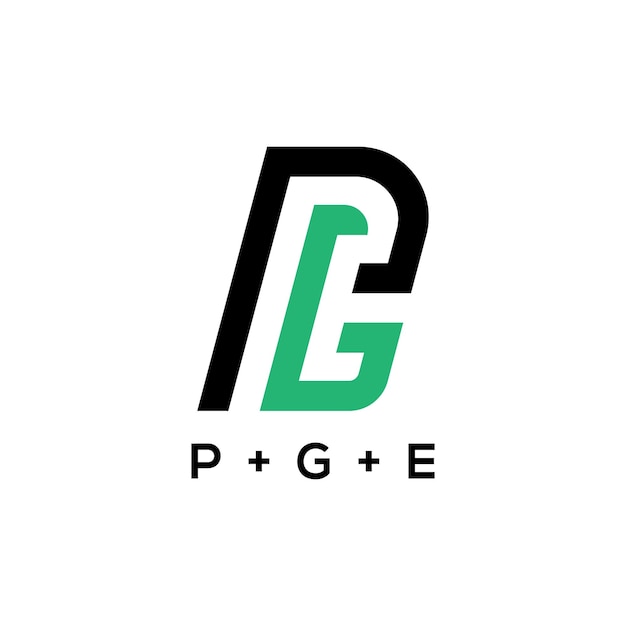 PGE brief logo ontwerp