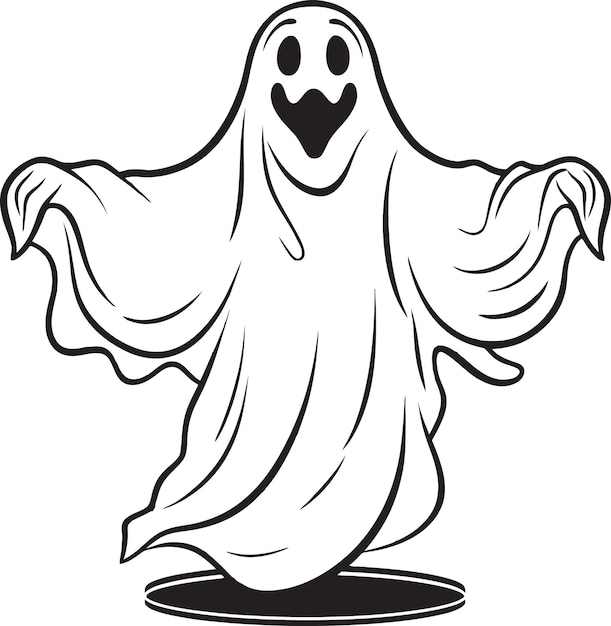 Vector phantasmic phantoms halloween ghostly encounters