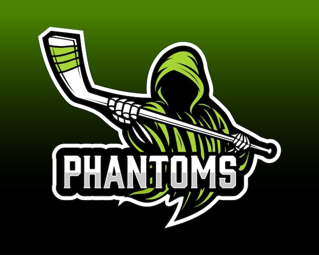 Phantom esport-logo sjabloon