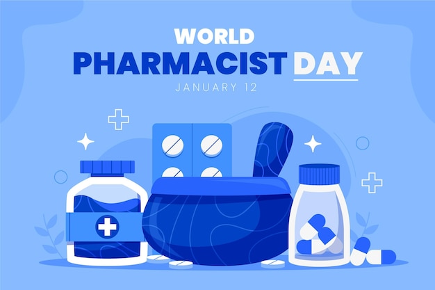 Pharmacist day background