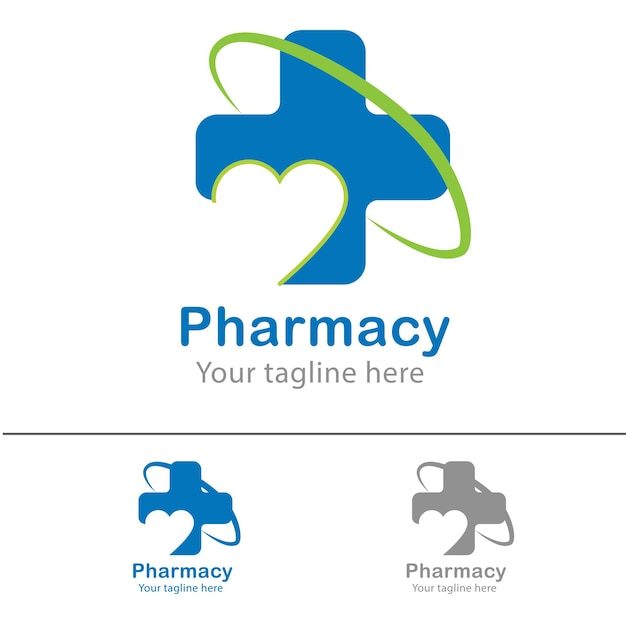 Pharmacy logo vecor design