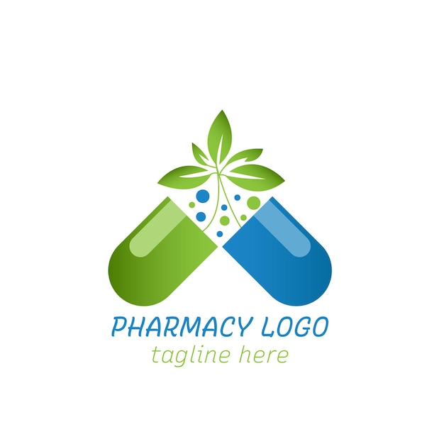 Vector pharmacy logo