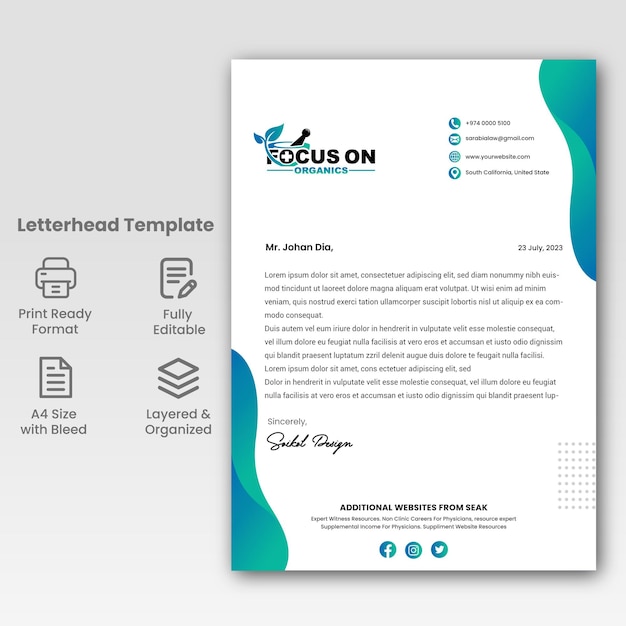 Vector pharmecy letterhead design vector templates