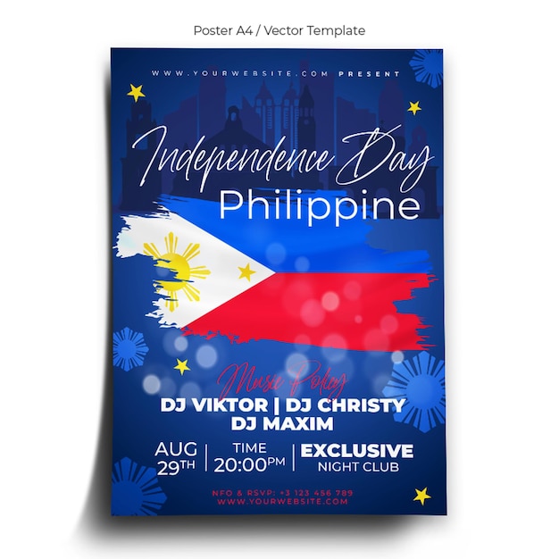 Philippine Independence Day Poster Template