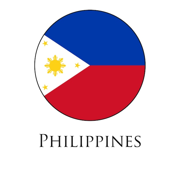 Vector philippines flag design