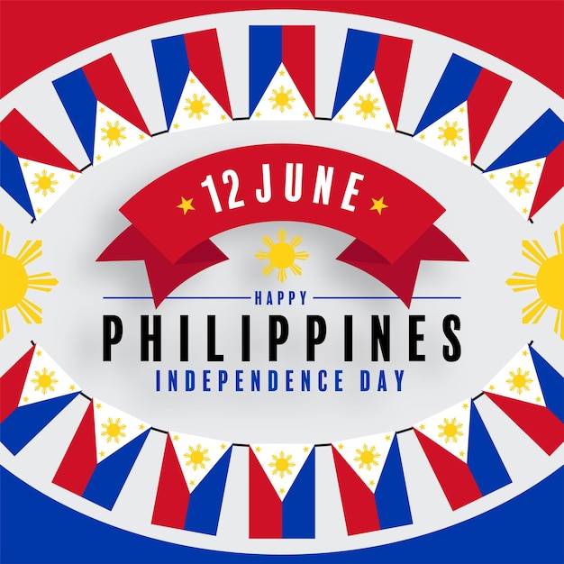 Vector philippines independence day
