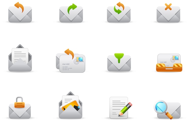 Philos icons - set 7 | emails