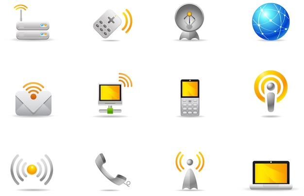 Icone di philos - set 8 | comunicazone wireless
