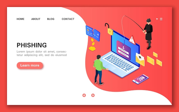 Phishing-bestemmingspagina