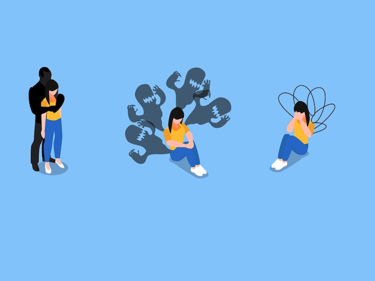 Vector phobias anxiety panic attack