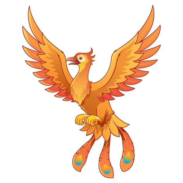 Phoenix Cartoon Illustration