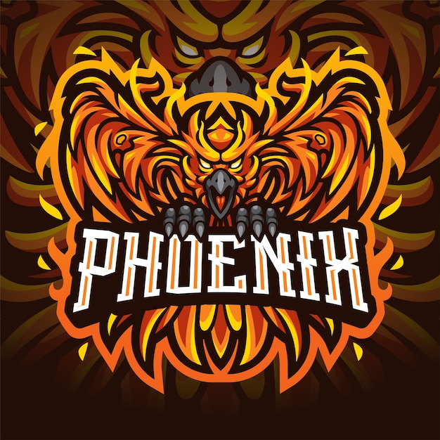 Phoenix esport 마스코트 로고