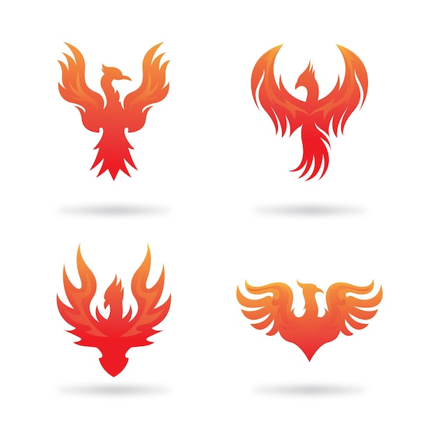 Phoenix fire bird logo