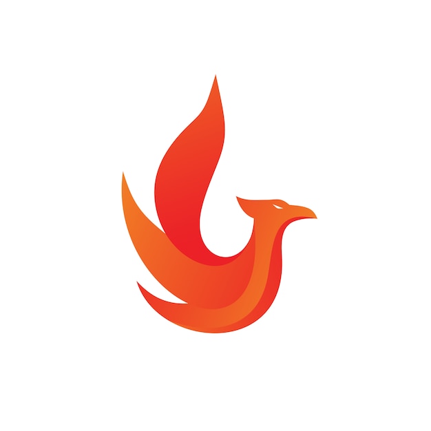 Phoenix Fire Logo Vector