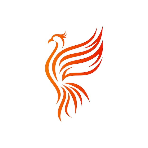 Phoenix logo design template inspiration