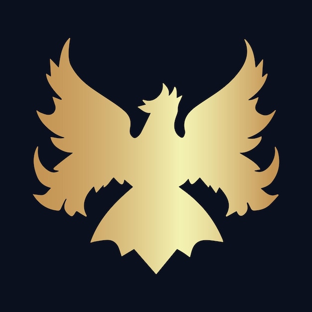 Vector phoenix logo design