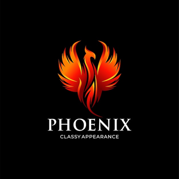 Vector phoenix logo icon vector illustration template design