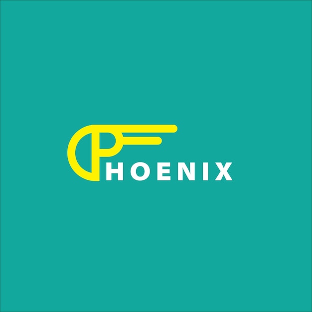 Название логотипа Phoenix для фирменного стиля