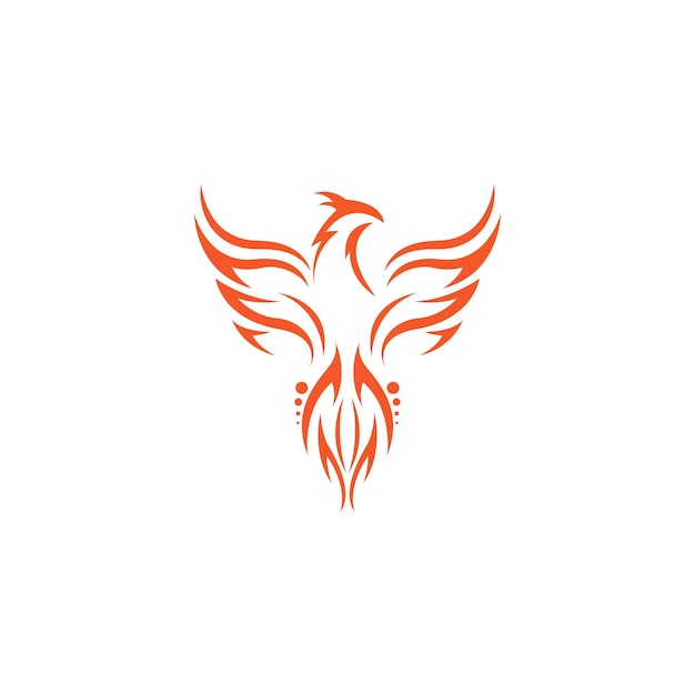 Phoenix logo pictogram ontwerp sjabloon vector