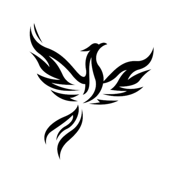 phoenix logo vector design template