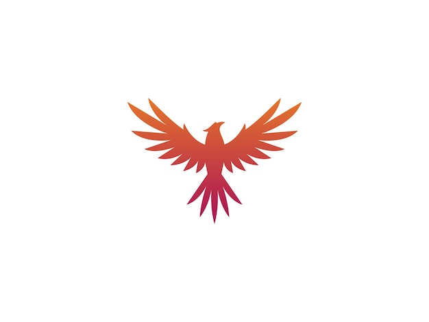 Vector phoenix logo vector icon illustration logo template