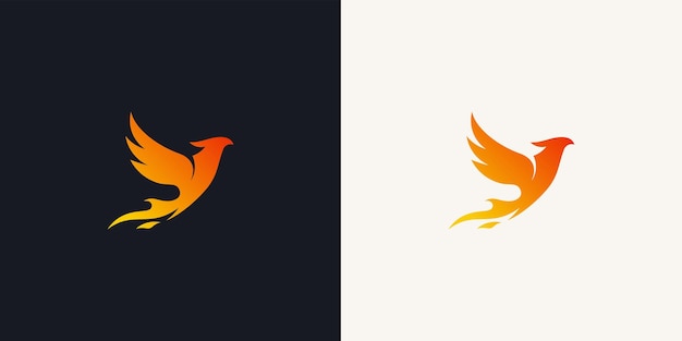 Illustrazione dell'icona del vettore logo phoenix