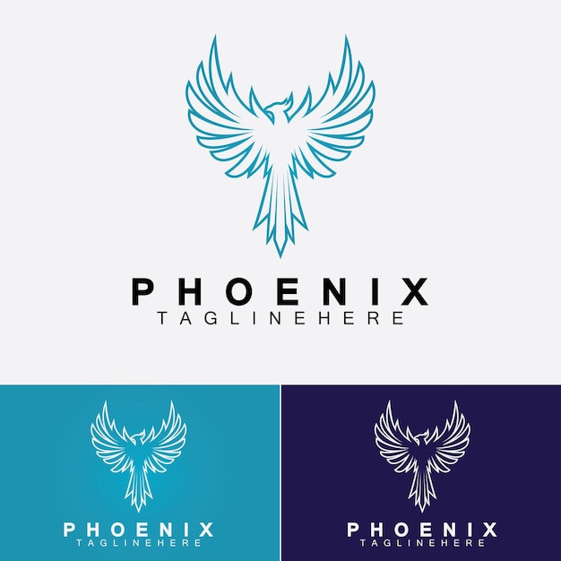 Phoenix logo Vector Illustration Design Template