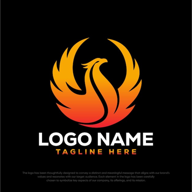 Phoenix logo vector logo templete