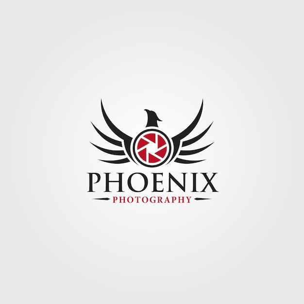 Phoenix - photography studio logo template