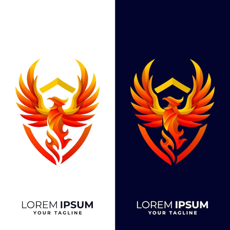 Vector phoenix schild logo
