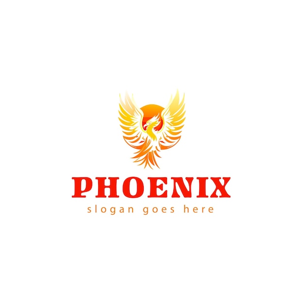 Дизайн логотипа Phoenix Vector